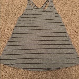 Lululemon Striped Gray Tank Top